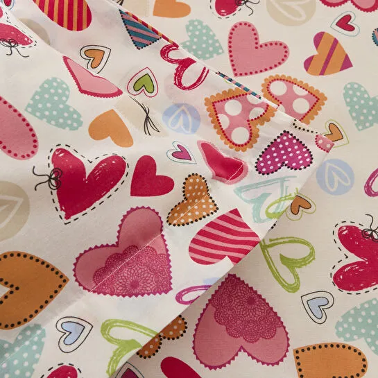 Sarah Anderson Amour Glow Tek Kişilik Nevresim Takımı Multicolour