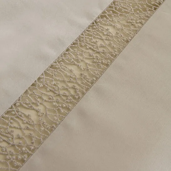 Karaca Home Lumi %100 Pamuk Saten Çift Kişilik Saten Nevresim Takımı Taş