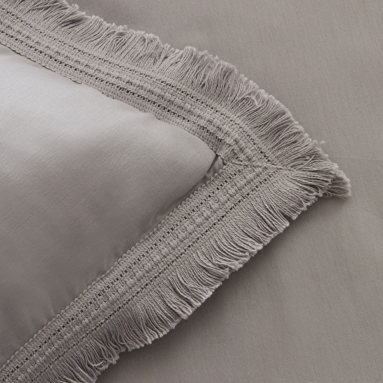 Karaca Home Helios %100 Pamuk Çift Kişilik Nevresim Takımı Gri