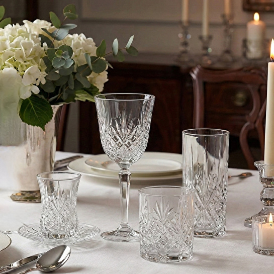 RCR Melodia Yüksek Kalite Cam 6'lı Çay Bardağı 140 ml