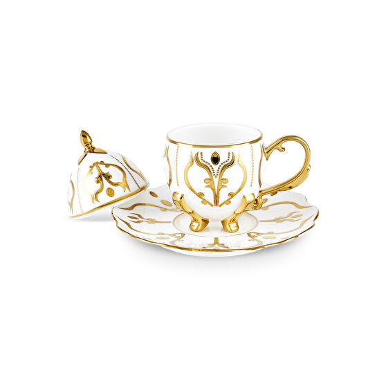 Karaca Faberge Egg 2 Kişilik Kahve Fincan Takımı 90 ml