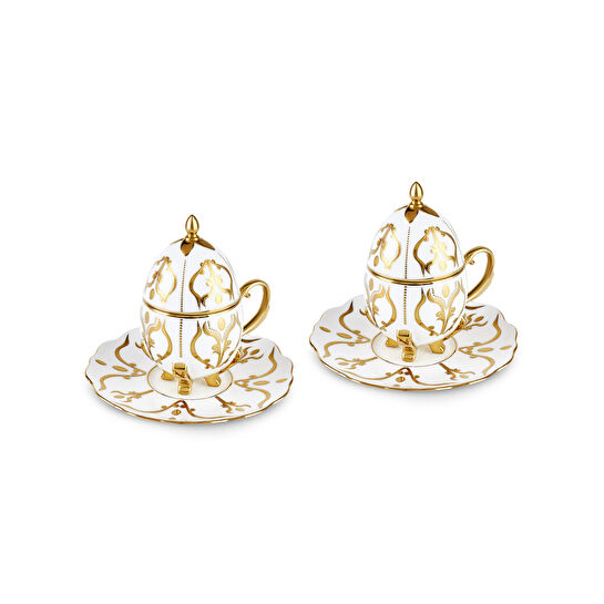 Karaca Faberge Egg 2 Kişilik Kahve Fincan Takımı 90 ml
