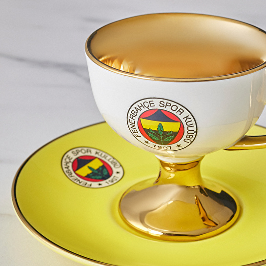 Karaca x Fenerbahçe Lisanslı 2 Kişilik Kahve Fincan Takımı 80 ml