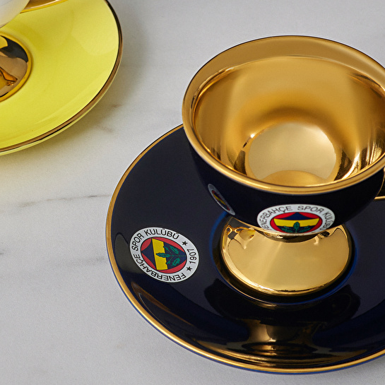 Karaca x Fenerbahçe Lisanslı 2 Kişilik Kahve Fincan Takımı 80 ml