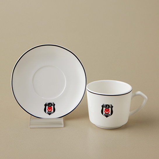 Karaca x Beşiktaş Lisanslı 6 Kişilik Kahve Fincan Takımı 80 ml
