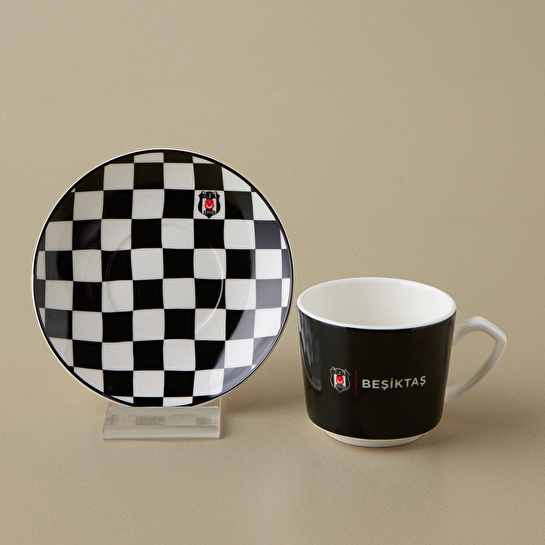 Karaca x Beşiktaş Lisanslı 6 Kişilik Kahve Fincan Takımı 80 ml