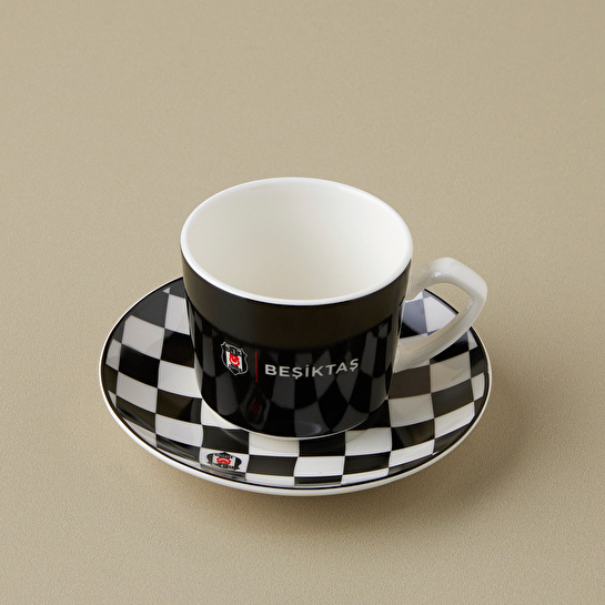 Karaca x Beşiktaş Lisanslı 6 Kişilik Kahve Fincan Takımı 80 ml
