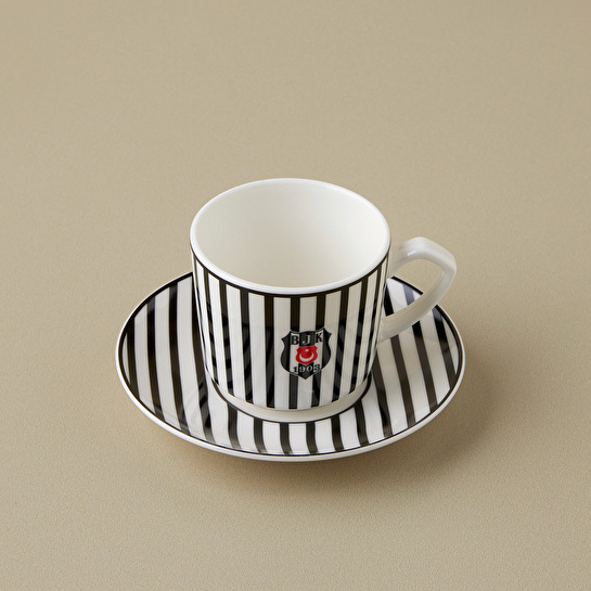 Karaca x Beşiktaş Lisanslı 6 Kişilik Kahve Fincan Takımı 80 ml
