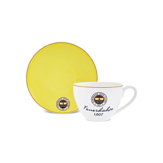Karaca x Fenerbahçe Lisanslı 2 Kişilik Çay Fincan Takımı 220 ml