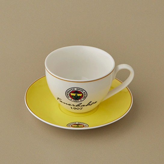 Karaca x Fenerbahçe Lisanslı 2 Kişilik Çay Fincan Takımı 220 ml