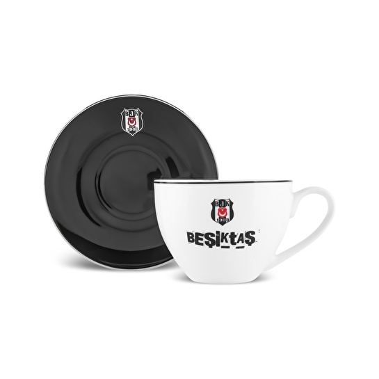 Karaca x Beşiktaş Lisanslı 2 Kişilik Çay Fincan Takımı 220 ml