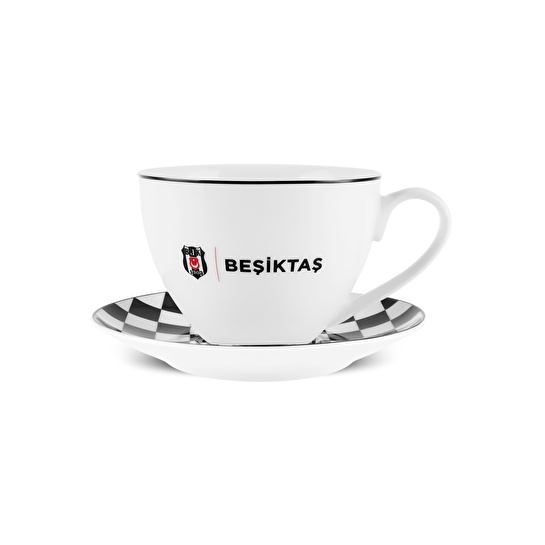 Karaca x Beşiktaş Lisanslı 2 Kişilik Çay Fincan Takımı 220 ml