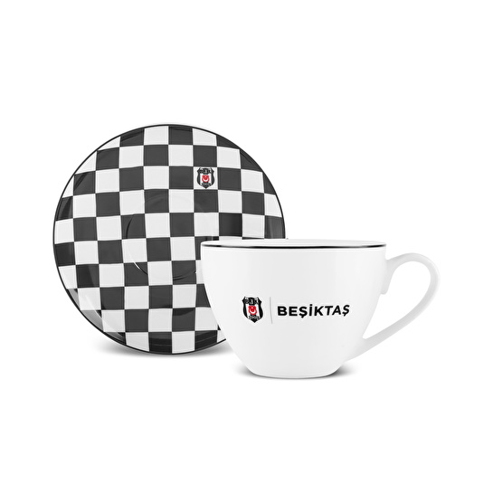 Karaca x Beşiktaş Lisanslı 2 Kişilik Çay Fincan Takımı 220 ml