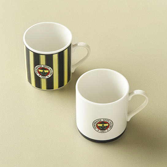 Karaca x Fenerbahçe Lisanslı 2 Kişilik Çay Fincan Takımı 230 ml