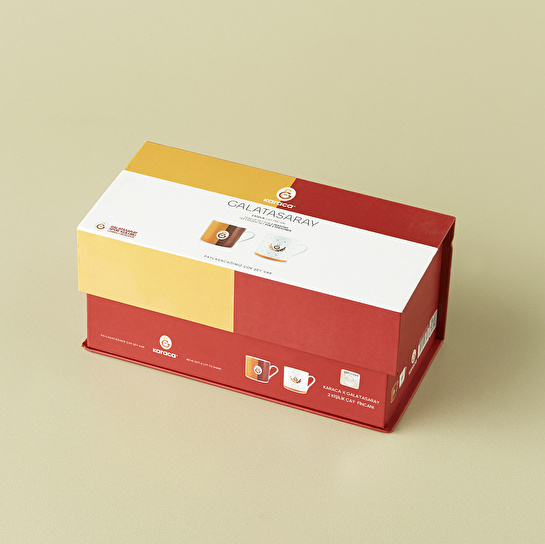 Karaca x Galatasaray Lisanslı 2 Kişilik Çay Fincan Takımı 230 ml