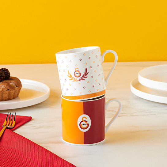 Karaca x Galatasaray Lisanslı 2 Kişilik Çay Fincan Takımı 230 ml