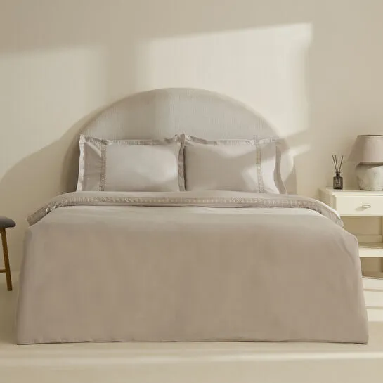 Karaca Home Miel %100 Pamuk Saten Çift Kişilik Saten Nevresim Takımı Taş