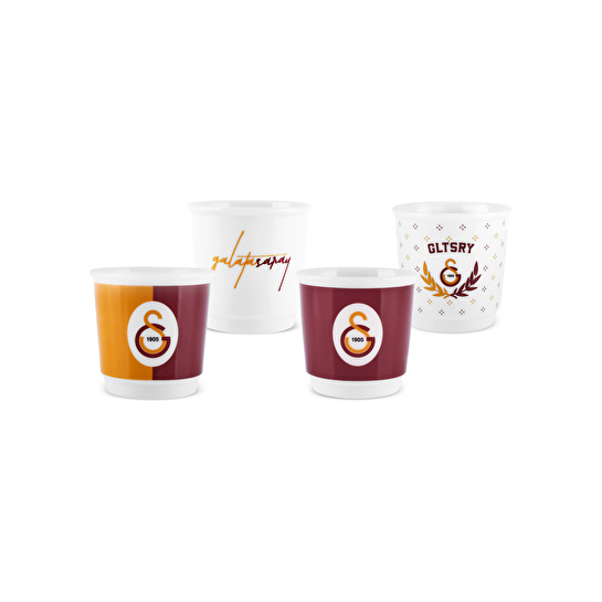 Karaca x Galatasaray 4 Kişilik Espresso Seti 90 ml