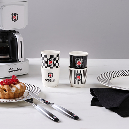 Karaca x Beşiktaş 4 Kişilik Espresso Seti 90 ml