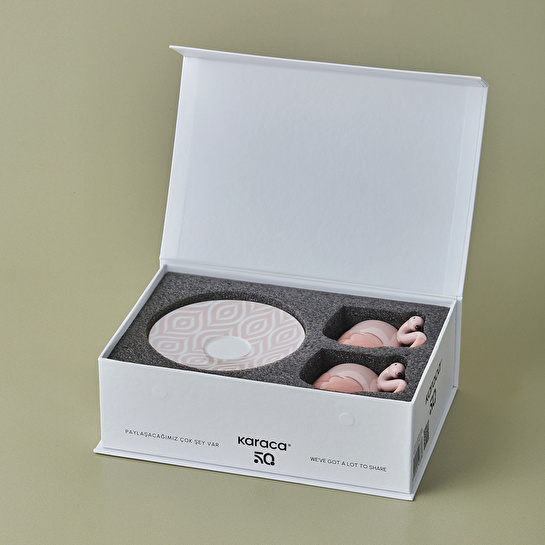 Karaca Flamingo 2 Kişilik Kahve Fincan Takımı 90 ml