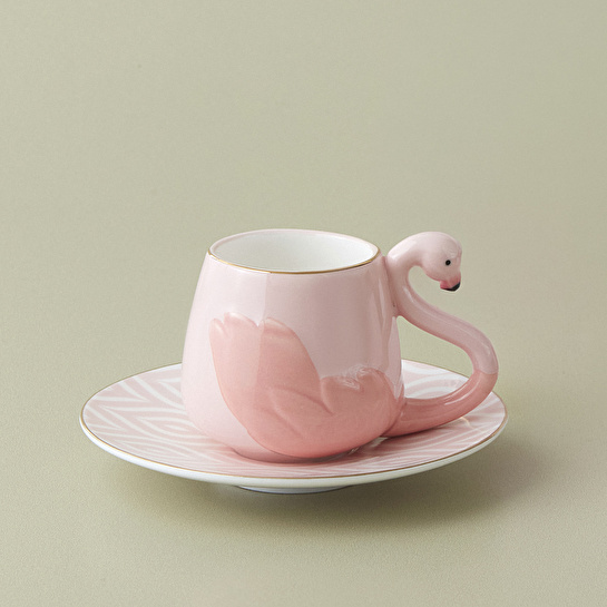 Karaca Flamingo 2 Kişilik Kahve Fincan Takımı 90 ml
