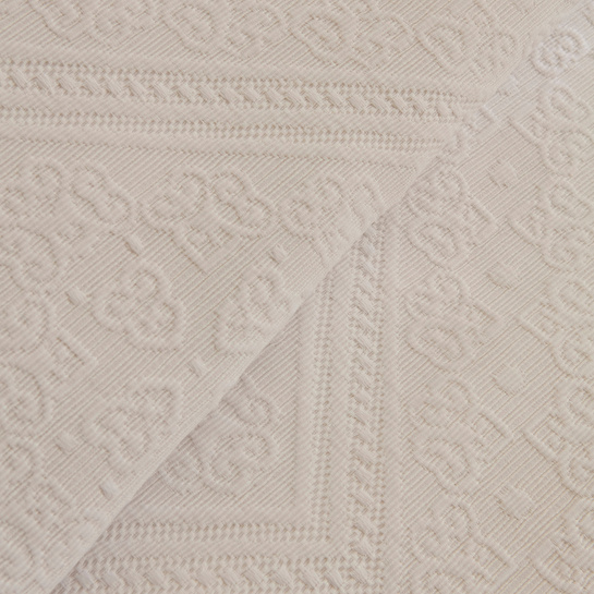 Karaca Home Adelia Fistolu Çift Kişilik Yatak Örtüsü Takımı Beyaz