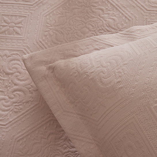 Karaca Home Oriana Çift Kişilik Yatak Örtüsü Takımı Pudra