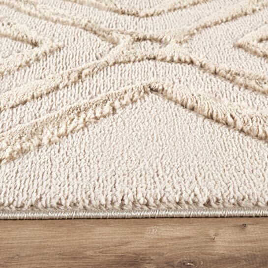 Kaşmir Halı 7/24 Plushy Doha Bej 50x80 cm