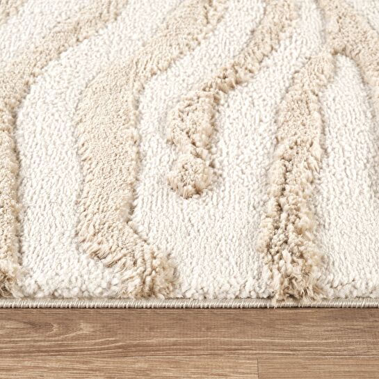 Kaşmir Halı 7/24 Plushy Meknes Bej 80x300 cm