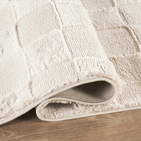 Kaşmir Halı 7/24 Plushy Todra Krem 200x290 cm