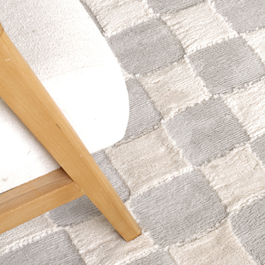 Kaşmir Halı 7/24 Plushy Todra Gri 80x150 cm