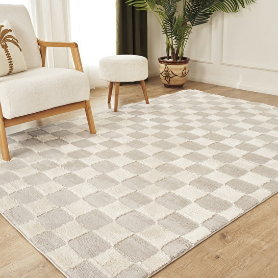 Kaşmir Halı 7/24 Plushy Todra Gri 120x180 cm