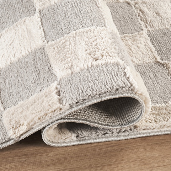 Kaşmir Halı 7/24 Plushy Todra Gri 200x290 cm