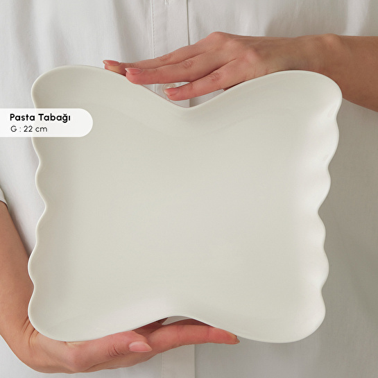 Karaca Stream Bone Pieris 34 Parça 6 Kişilik Kahvaltı Takımı