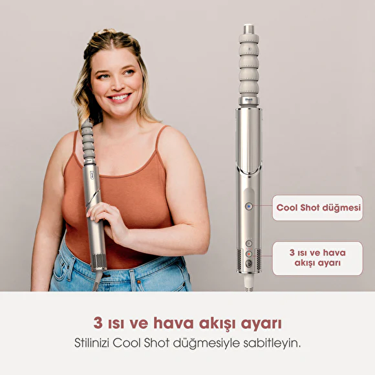 Shark FlexStyle 5-in-1 Saç Kurutma ve Şekillendirme Sistemi - Stone