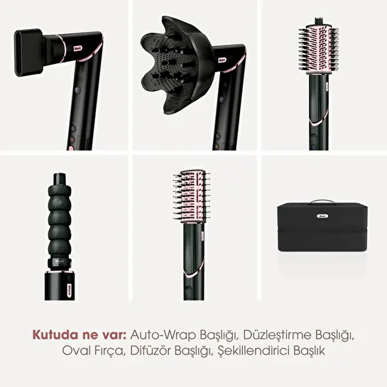 Shark FlexStyle 5-in-1 Saç Kurutma ve Şekillendirme Sistemi - Black