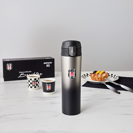 Karaca x Beşiktaş Çelik Sızdırmaz Termos Kutulu 450 ml