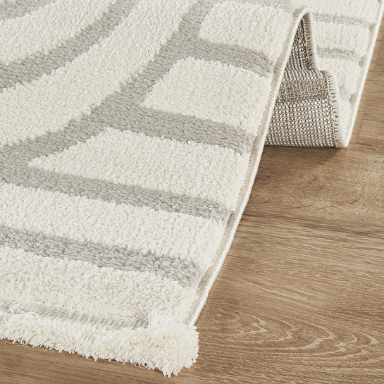 Kaşmir Halı 7/24 Plushy Runa Gray 50x80