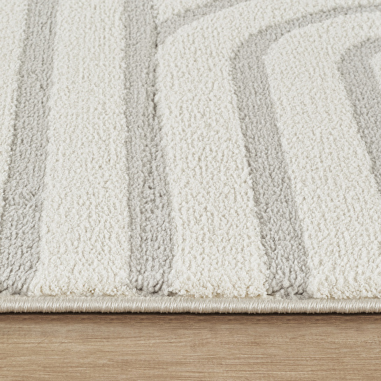 Kaşmir Halı 7/24 Plushy Runa Gray 200x290