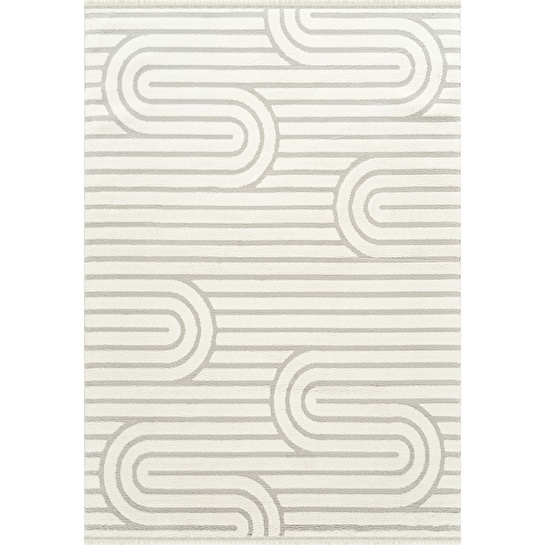 Kaşmir Halı 7/24 Plushy Runa Gray 200x290