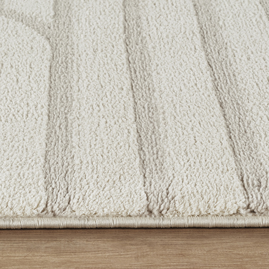 Kaşmir Halı 7/24 Plushy Runa Cream 50x80
