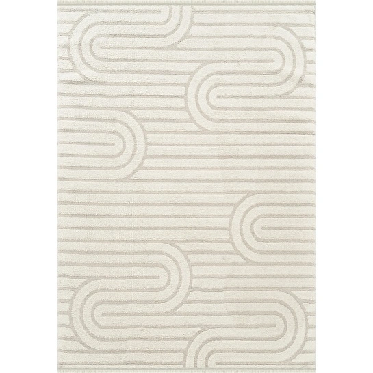 Kaşmir Halı 7/24 Plushy Runa Cream 50x80