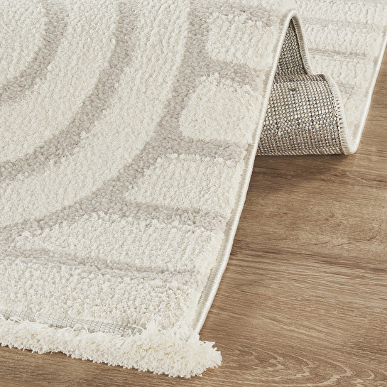 Kaşmir Halı 7/24 Plushy Runa Cream 160x230 cm