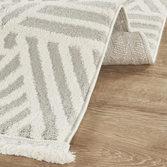 Kaşmir Halı 7/24 Plushy Tova Gray 120x180