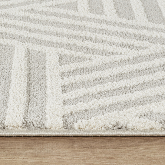 Kaşmir Halı 7/24 Plushy Tova Gray 160x230 cm