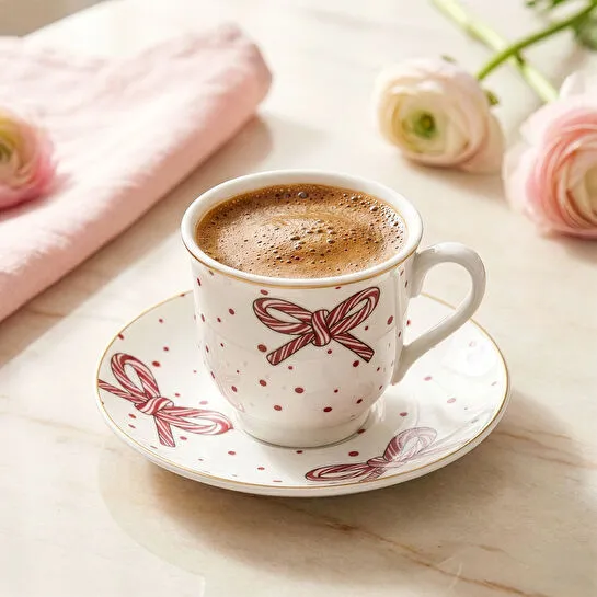 Karaca Bowie 6 Kişilik Kahve Fincan Takımı 80 ml