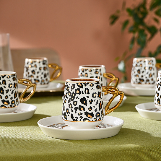 Karaca West 6 Kişilik Kahve Fincan Takımı 90 ml