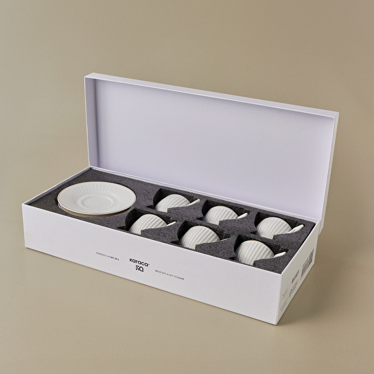 Karaca Elena 6 Kişilik 90 ml Kahve Fincanı