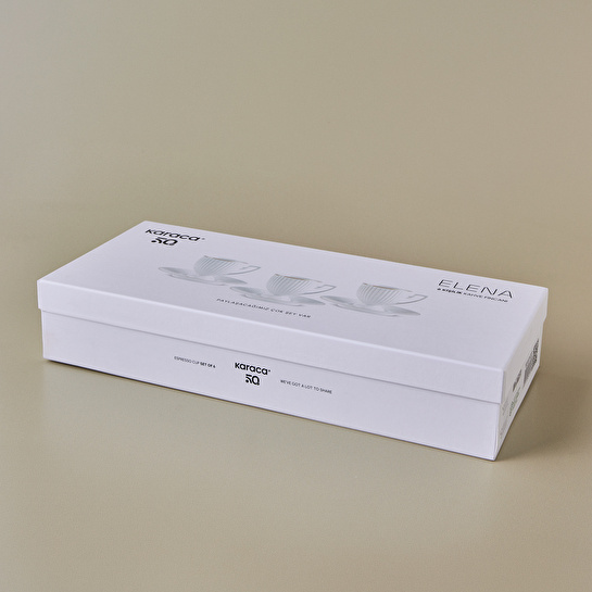 Karaca Elena 6 Kişilik 90 ml Kahve Fincanı