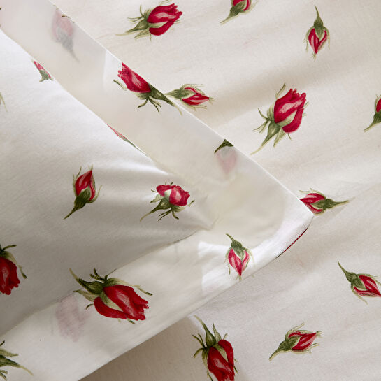 Karaca Home Aurelius %100 Pamuk Çift Kişilik Nevresim Takımı Kırmızı